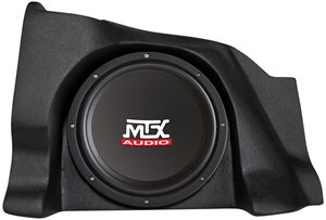 Picture of Chevrolet Silverado Extended Cab Loaded 10 inch 200W RMS 4 Ohm Vehicle Specific Custom Subwoofer Enclosure 