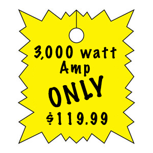 10,000 watt amp price tag