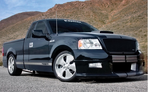 Picture of Ford F-150 Regular Cab Amplified Dual 12 inch 200W RMS Vehicle Specific Custom Subwoofer Enclosure 