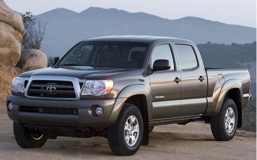 Picture of Toyota Tacoma Double Cab Amplified 10 inch 200W RMS Vehicle Specific Custom Subwoofer Enclosure 