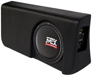 Picture of Ford F-150 Super Crew Cab Amplified 10 inch 200W RMS Vehicle Specific Custom Subwoofer Enclosure