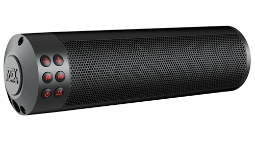 MUDHSB-B Motorcycle Bluetooth Sound Bar Front Angle